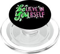 Cita inspiradora Believe in Yourself Be The Best You PopSockets PopGrip para MagSafe