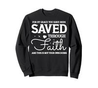 Cita Inspiradora de Fe y Gracia Divina Sudadera