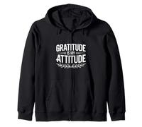 Cita inspiradora de gratitud es mi Actitud Sudadera con Capucha