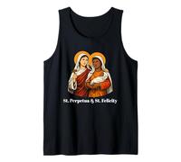 Cita inspiradora de Santa Perpetua y Felicidad Mártires Camiseta sin Mangas