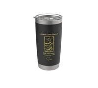 Cita inspiradora del tarot Vaso térmico de acero inoxidable de doble pared
