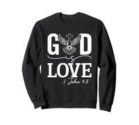 Cita Inspiradora Dios es Amor 1 Juan 4:8 Sudadera