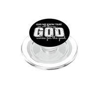 Cita Inspiradora: Dios Trabaja para el Bien PopSockets PopGrip para MagSafe