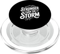 Cita inspiradora más Fuerte Que la tormenta PopSockets PopGrip para MagSafe