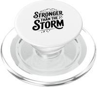 Cita inspiradora más Fuerte Que la tormenta PopSockets PopGrip para MagSafe