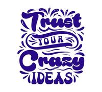 Cita inspiradora: No dejes que los tontos arruinen tu día. Calcomanías de pared de vinilo 54.6x62.1cm No se cae Azul oscuro