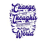 Cita inspiradora: No dejes que los tontos arruinen tu día. Calcomanías de pared de vinilo 64x80.6cm Pegatinas para vidrio Azul oscuro