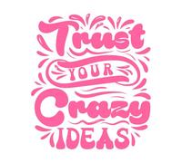 Cita inspiradora: No dejes que los tontos arruinen tu día. Pegatinas artísticas de vinilo 54.6x62.1cm Fácil instalación Rosa