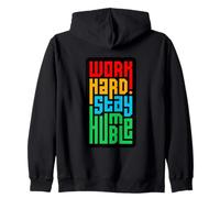 Cita inspiradora Work Hard Stay Humble Sudadera con Capucha