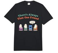 Cita introvertida tímida de Historia de Terror Antisocial Fantasma Kawaii Comfort Colors Adult Heavyweight T-Shirt