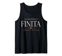 Cita Italiana Pazienza Finita Andate In Pace Camiseta sin Mangas
