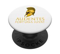 Cita Latina de la Antigua Roma, Casco Espartano Griego clásico PopSockets PopGrip Adhesivo
