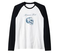 Cita Latina inspiradora de Memento Mori sobre la mortalidad Camiseta Manga Raglan