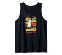 Cita literaria It's A Good Day To Read Books and Pet Cats Camiseta sin Mangas