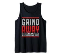 Cita Motivacional Grind Entrepreneur Fitness Coach Gym Camiseta sin Mangas