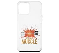 Cita motivacional Hustle For The Muscle Carcasa para iPhone 12 Pro Max