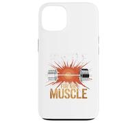 Cita motivacional Hustle For The Muscle Carcasa para iPhone 13