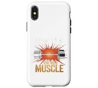 Cita motivacional Hustle For The Muscle Carcasa para iPhone X/XS