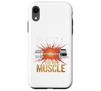 Cita motivacional Hustle For The Muscle Carcasa para iPhone XR
