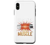 Cita motivacional Hustle For The Muscle Carcasa para iPhone XS Max