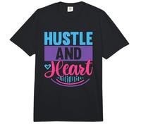 Cita Motivacional inspiradora de Hustle and Heart Comfort Colors Adult Heavyweight T-Shirt