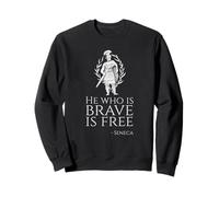 Cita Motivacional inspiradora de Séneca Filosofía Romana Antigua Sudadera
