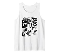 Cita Motivacional Kindness Matters All Day Every Day Camiseta sin Mangas