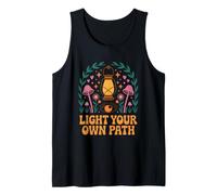 Cita motivacional Light Your Own Path Lantern Camiseta sin Mangas
