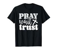 Cita Motivacional: Ora, Espera y Confía Camiseta