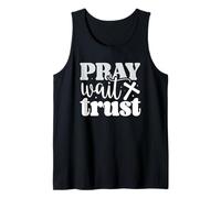 Cita Motivacional: Ora, Espera y Confía Camiseta sin Mangas