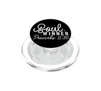 Cita Motivacional Proverbios 11:30 para Ganadores de Almas PopSockets PopGrip para MagSafe