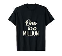 Cita Motivacional Uno Entre un millón de positividad Camiseta