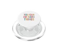 Cita Motivacional You Can Do Hard Things Maestros Estudiantes PopSockets PopGrip para MagSafe