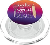 Cita para Hornear Bake The World a Better Place PopSockets PopGrip para MagSafe