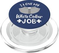 Cita Pastor I Love My White Collar Job Christian Believer PopSockets PopGrip para MagSafe
