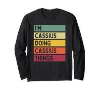 Cita Personalizada Divertida I'm Cassius Doing Cassius Things Manga Larga