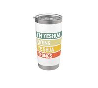 Cita personalizada divertida I'm Yeshua Doing Yeshua Things Vaso térmico de acero inoxidable de doble pared