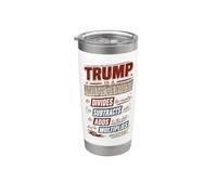 Cita política divertida de Trump Math Genius Vaso térmico de acero inoxidable de doble pared