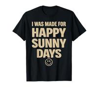 Cita Positiva audaz Feliz Verano estética Cara Sonriente Camiseta
