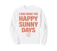 Cita Positiva audaz Feliz Verano estética Cara Sonriente Sudadera