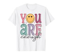 Cita Positiva de Amor Propio, Bonito gráfico de Ojos de corazón y Cara Feliz Camiseta