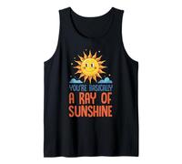 Cita Positiva de Eres un Rayo de Sol, un Sol Sonriente Camiseta sin Mangas