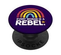 Cita Positiva de Oscar Wilde Every Woman Is A Rebel Gifts PopSockets PopGrip Adhesivo
