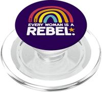 Cita Positiva de Oscar Wilde Every Woman Is A Rebel Gifts PopSockets PopGrip para MagSafe