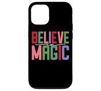 Cita Positiva inspiradora de Believe In Magic Carcasa para iPhone 12/12 Pro