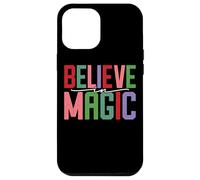 Cita Positiva inspiradora de Believe In Magic Carcasa para iPhone 12 Pro MAX