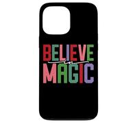 Cita Positiva inspiradora de Believe In Magic Carcasa para iPhone 13 Pro MAX
