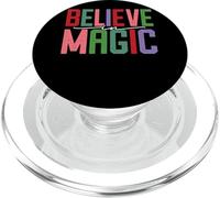 Cita Positiva inspiradora de Believe In Magic PopSockets PopGrip para MagSafe