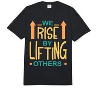 Cita Positiva Nos Levantamos Levantando Otros Hombres Mujeres Niños Comfort Colors Adult Heavyweight T-Shirt