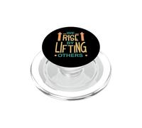 Cita Positiva Nos Levantamos Levantando Otros Hombres Mujeres Niños PopSockets PopGrip para MagSafe